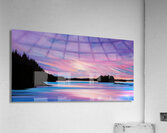 Sunset at Wainwright Basin Acrylic Print