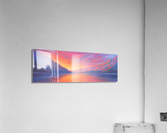 Muncho Lake Sunset Acrylic Print