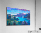 Muncho Lake Viewpoint Acrylic Print