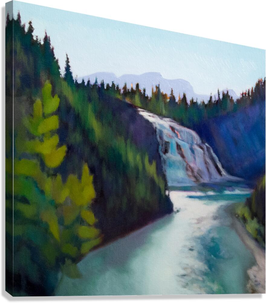 Kinuseo Falls Square Alt Canvas Print
