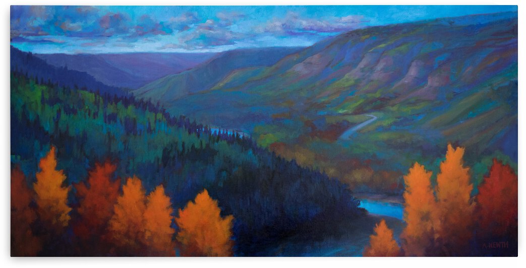Beatton River at Cactus Trails by Art by Alison Newth