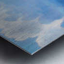 Clouds Over Montney Metal print