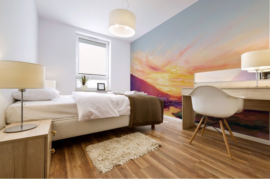 Cassiar Sunset Mural print