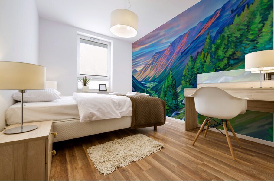 Spatsizi Mountain Mural print