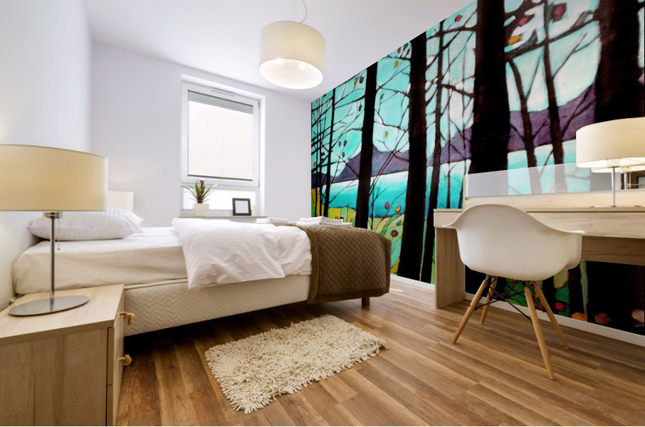 Trees in Fall Mural print