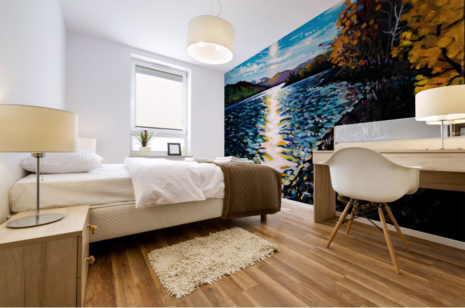 Moberly Lake Mural print