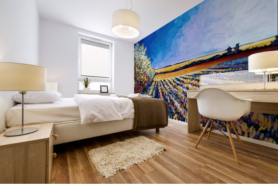Clouds Roll In Mural print