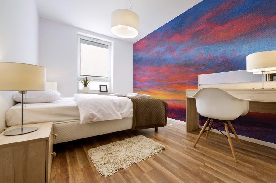 Montney Sunset Mural print