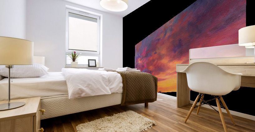 Peace Sunset Mural print
