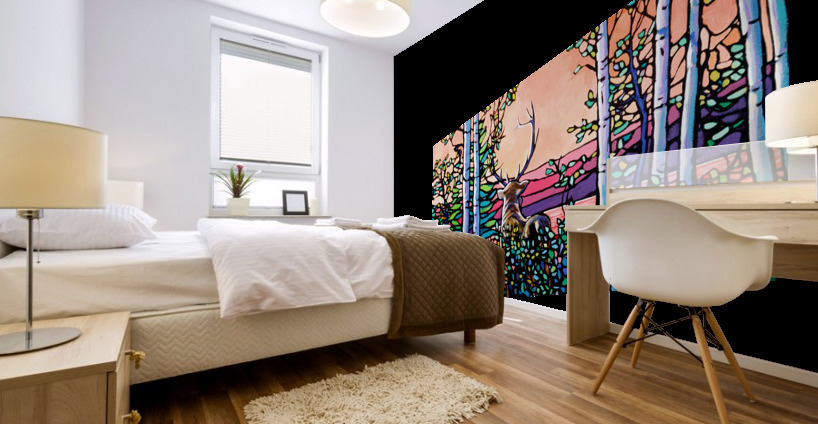 Amongst The Trees Mural print