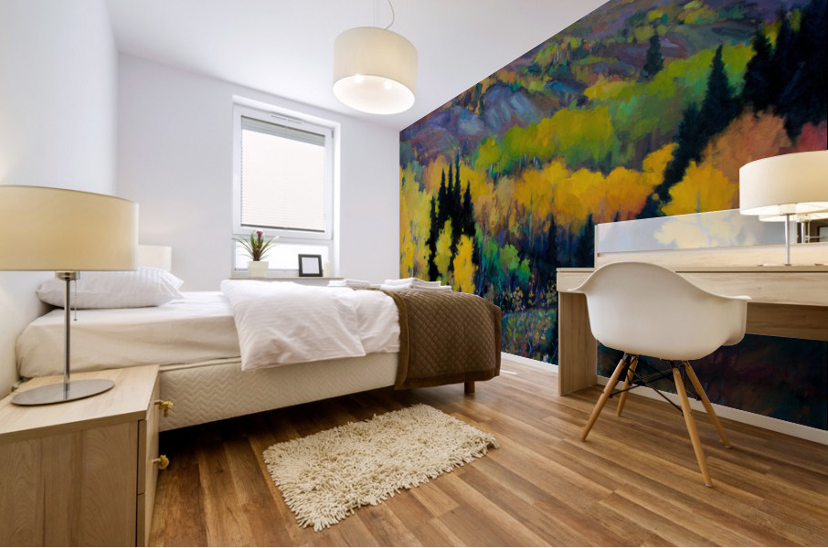 Montney Coulees Mural print