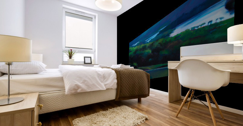 Bear Flat Mural print