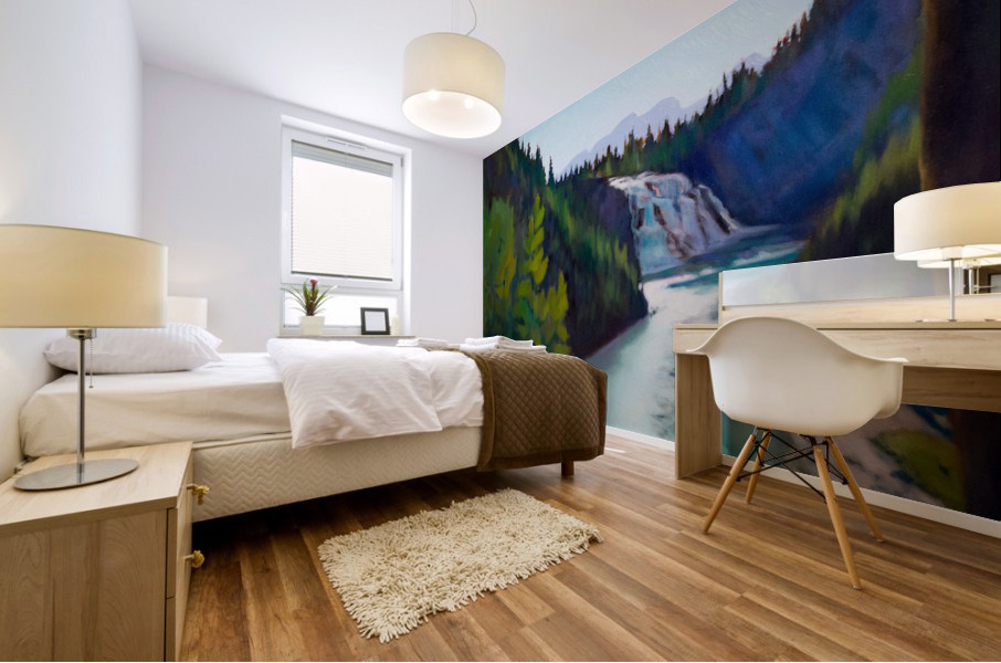 Kinuseo Falls Mural print