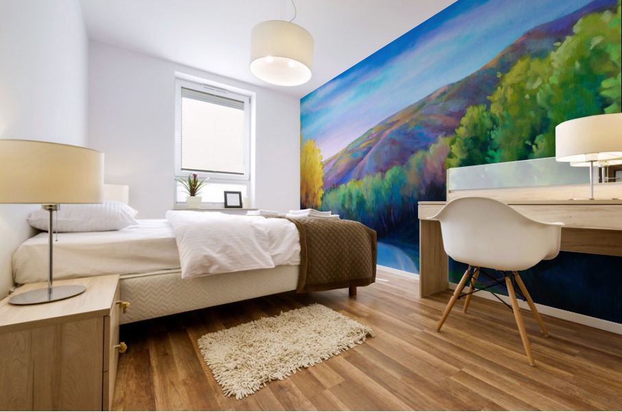 Road to Bear Flat Mural print