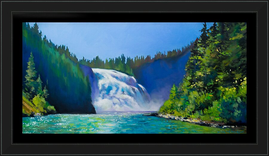 Kinuseo Falls II Picture Frame print
