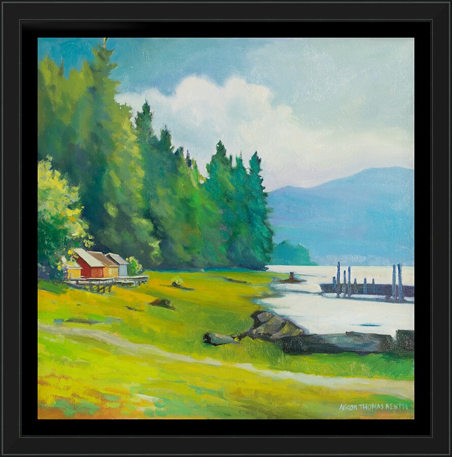 Cassiar Cannery Picture Frame print