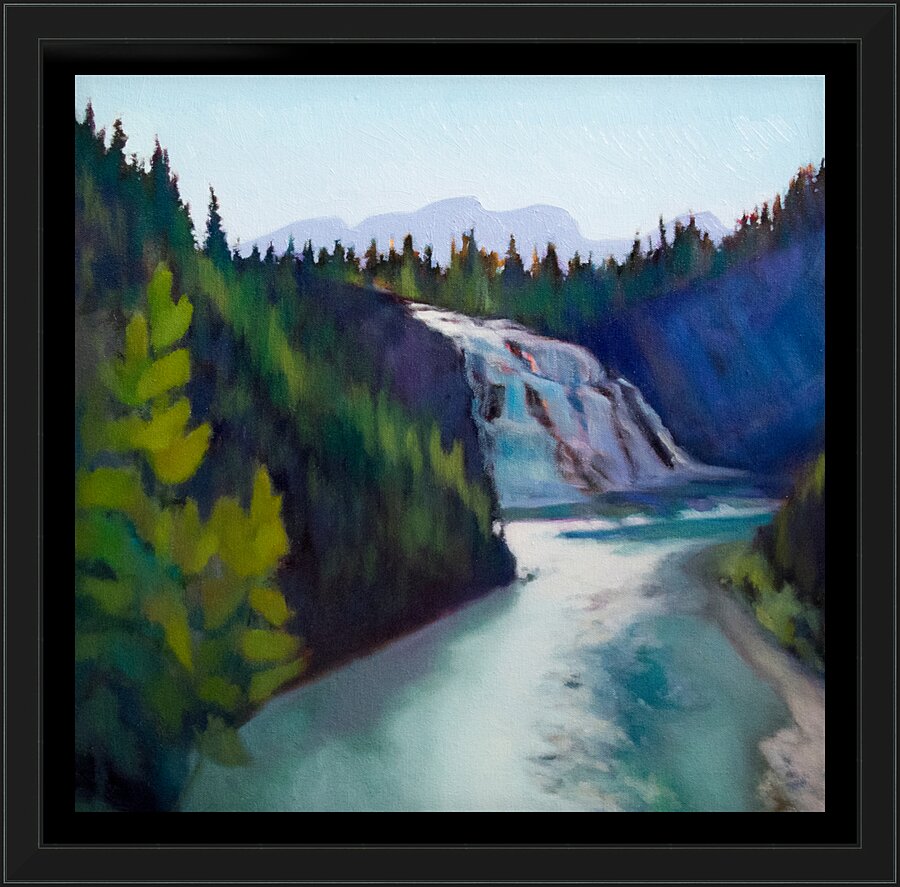Kinuseo Falls Square Alt Picture Frame print