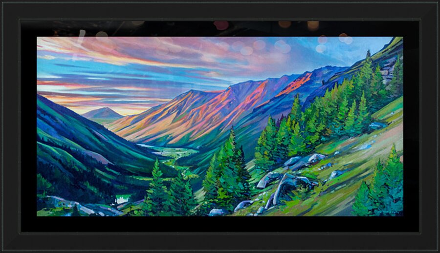 Spatsizi Mountain Picture Frame print