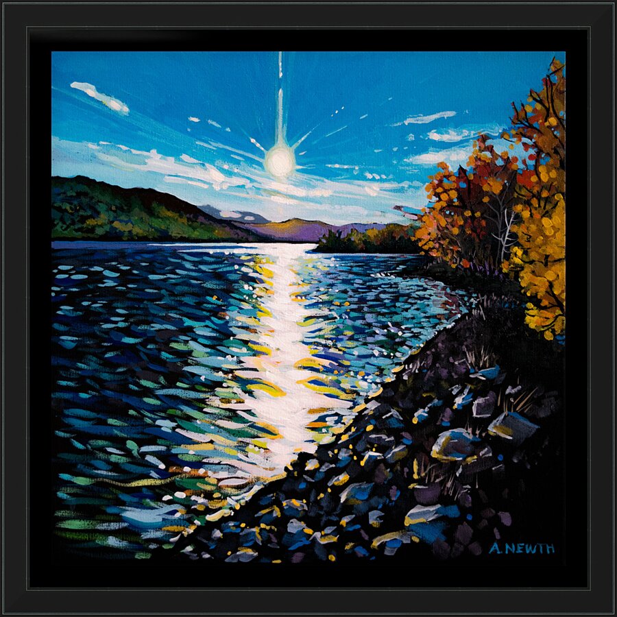 Moberly Lake Picture Frame print