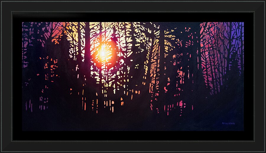 Northern Sunset II Picture Frame print