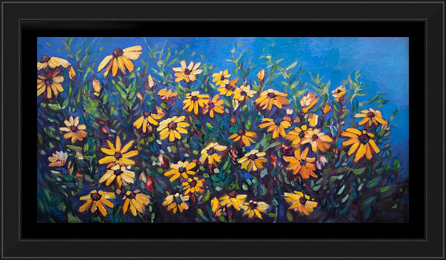 Rudbeckia Picture Frame print