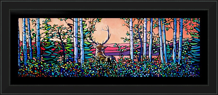 Amongst The Trees Picture Frame print