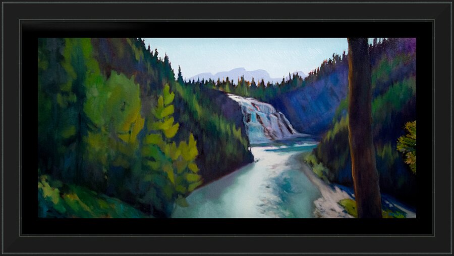 Kinuseo Falls Picture Frame print
