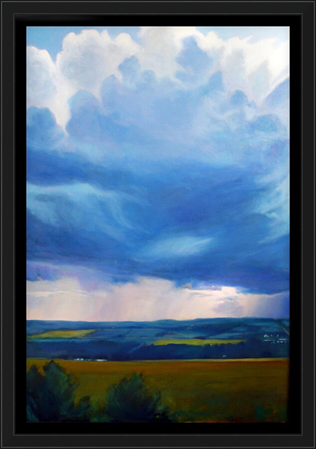 Clouds Over Montney Picture Frame print