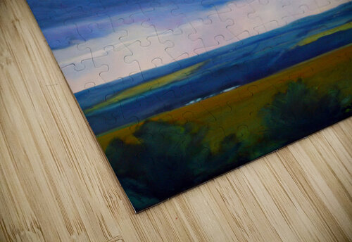 Clouds Over Montney Art by Alison Newth puzzle