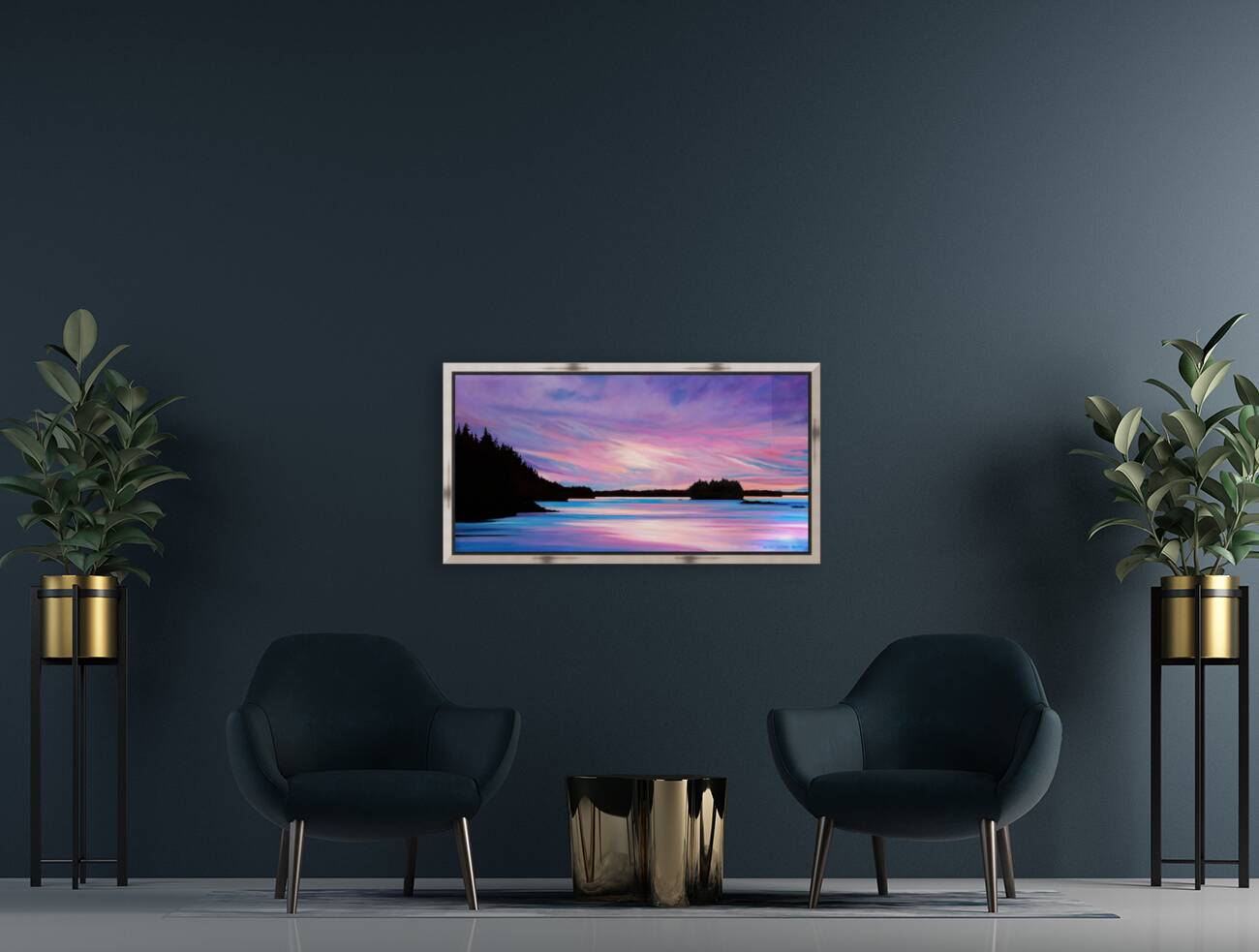Sunset at Wainwright Basin Reproduction