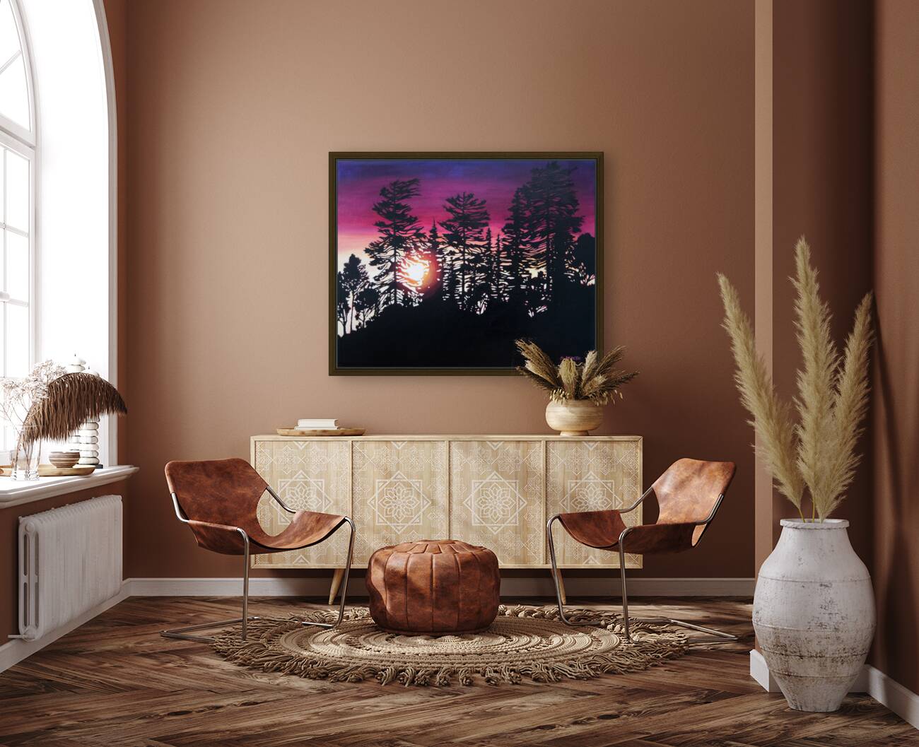 Purple Sunset Reproduction