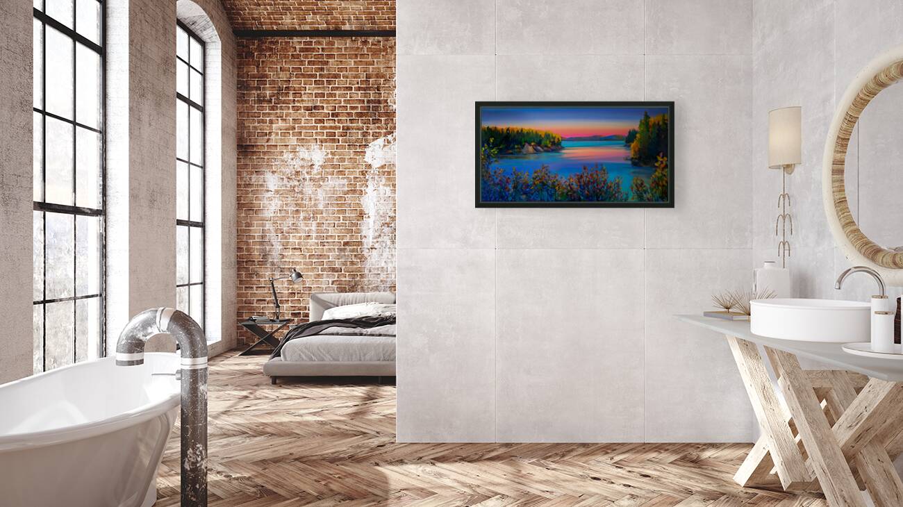Williston Lake View Reproduction