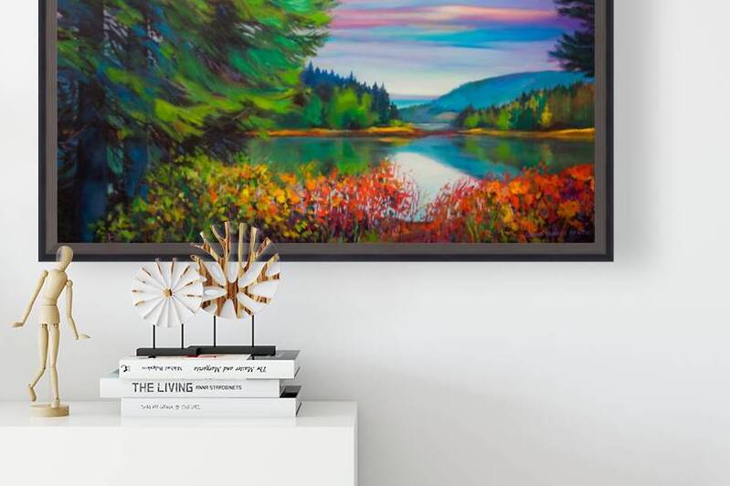 Across The Bay by Art by Alison Newth