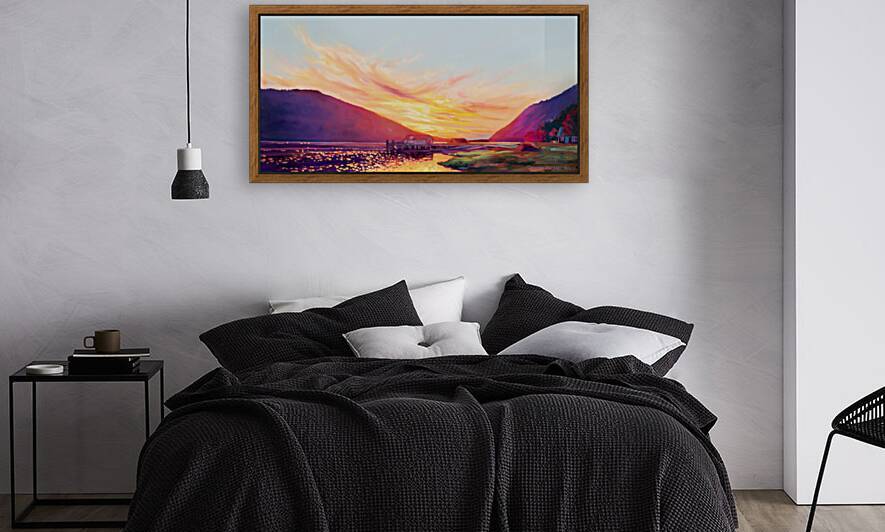 Cassiar Sunset by Art by Alison Newth
