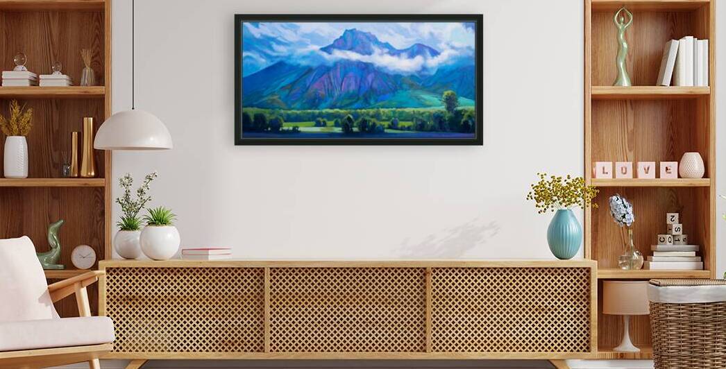 Stegyoden Peak aka Roche de Boule at New Hazelton by Art by Alison Newth