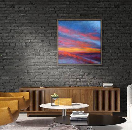 Montney Sunset by Art by Alison Newth