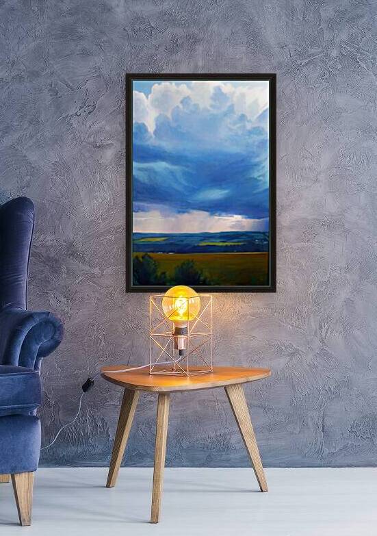 Clouds Over Montney by Art by Alison Newth