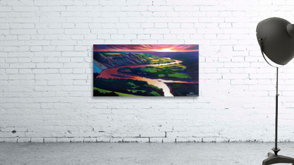 Peace River Setting Sun Wall Preview