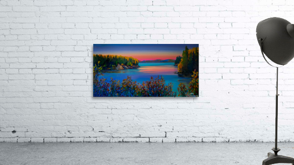 Williston Lake View Wall Preview