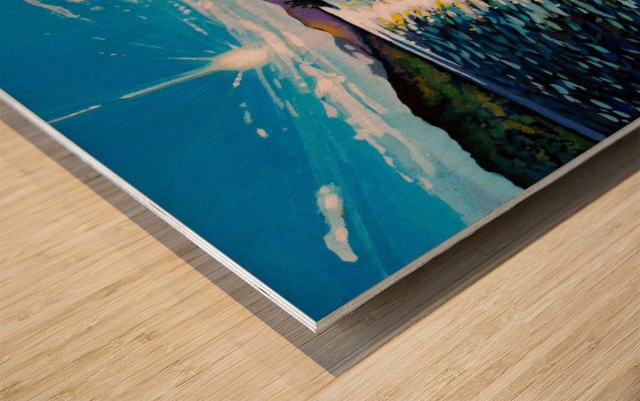 Moberly Lake Wood print