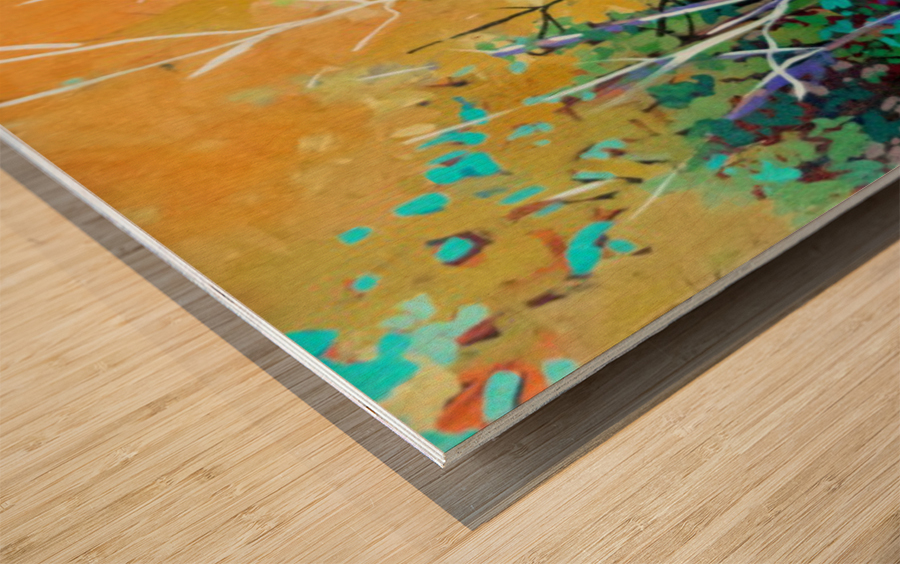 Beatton Park Trails Wood print