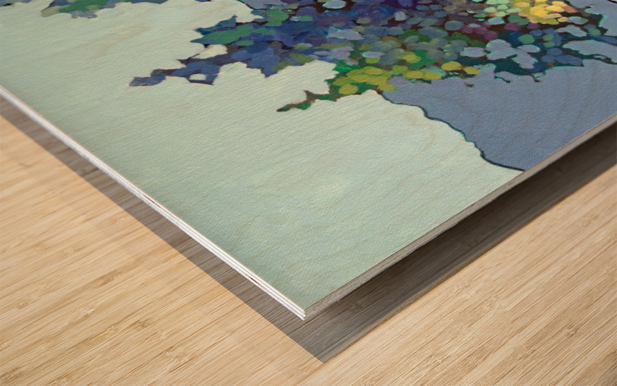 Nanaimo Shore Wood print