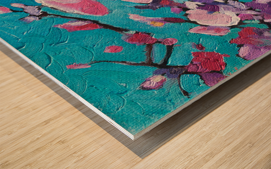 Cherry Blossoms Wood print