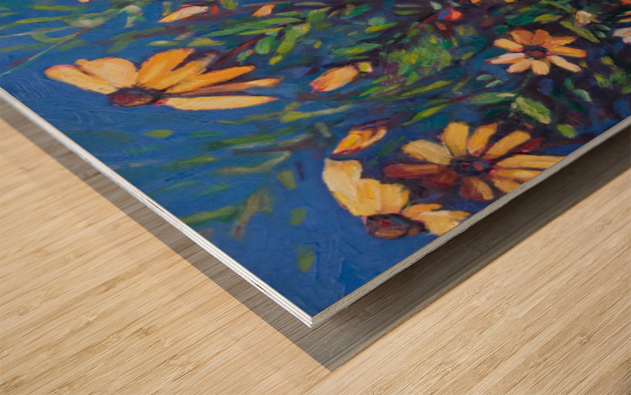 Rudbeckia Wood print