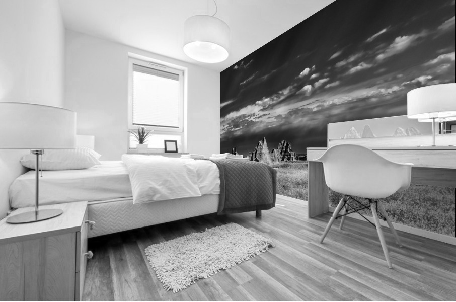 Badlands Teepees  Mural print