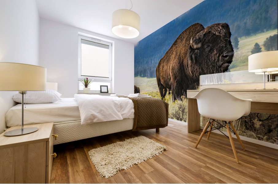 Herd Bull Mural print