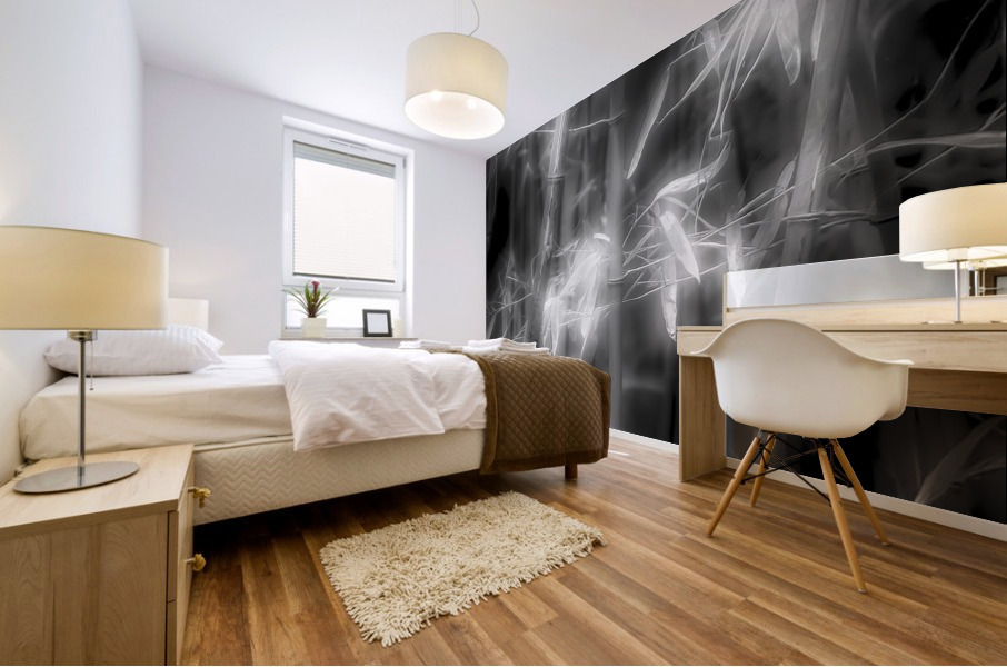 Bamboo Glow Mural print