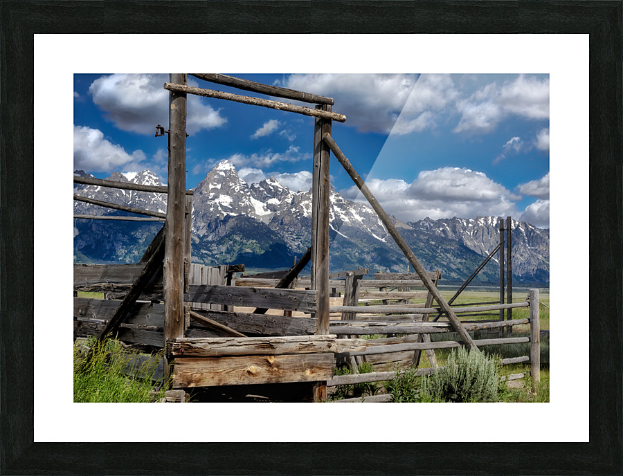 Mormon Row Picture Frame print