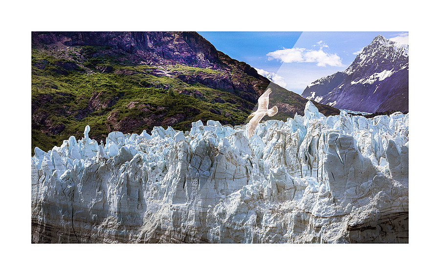 Glacier Bay Picture Frame print
