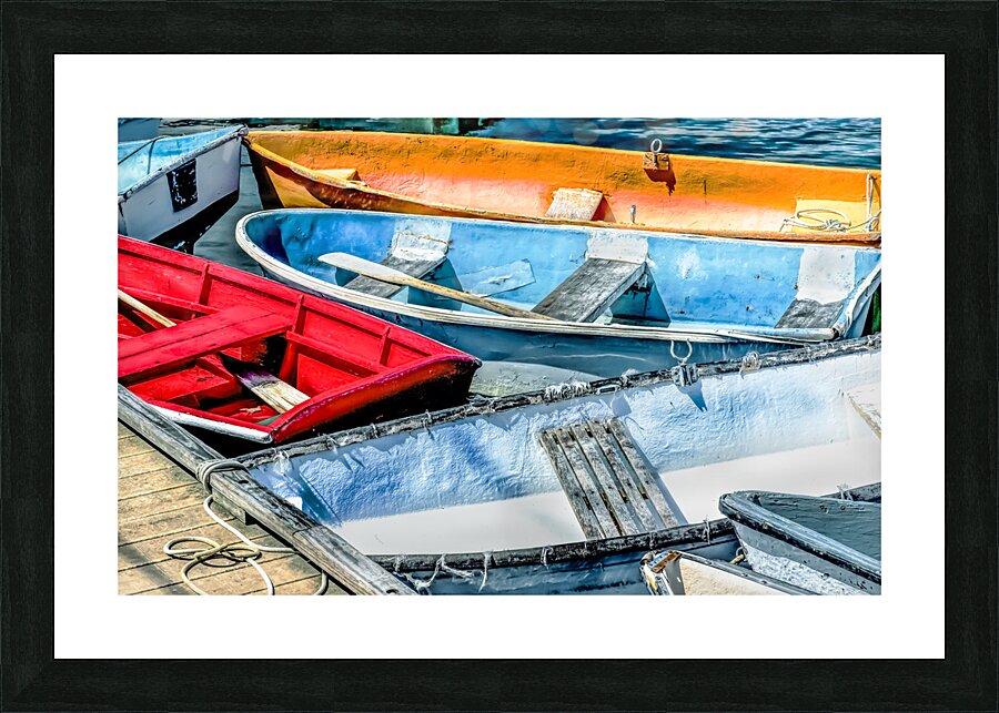 Dinghy  Picture Frame print